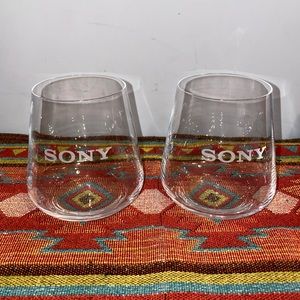 Sony wine stemless glasses